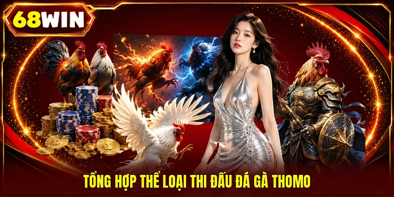 Tổng hợp thể loại thi đấu đá gà Thomo